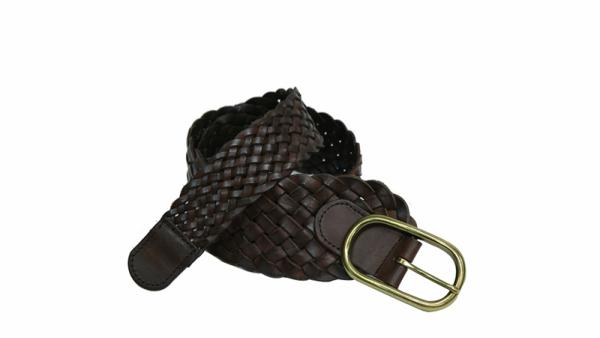 плетеный кожаный ремень