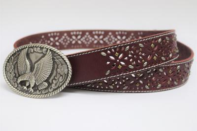 Ажурный кожаный ремень