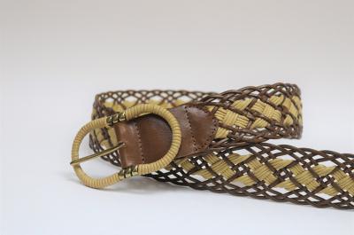 пеньковый канат+ кожаная полоска