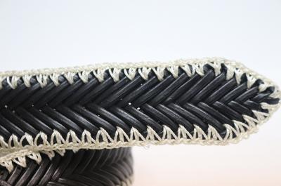 Плетеный кожаный ремень ручной работы