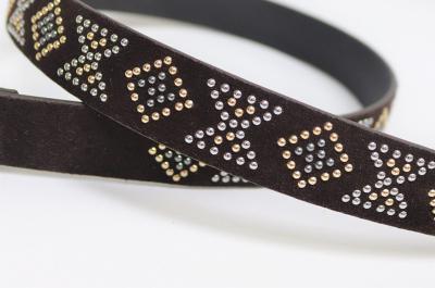 Ремень из коровьей замши