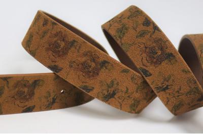 Ремень из коровьей замши