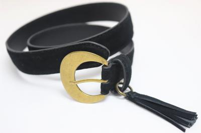 Ремень из коровьей замши