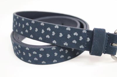 Ремень из коровьей замши