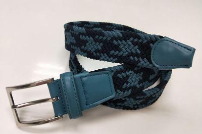 синий эластичный ремень