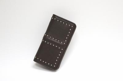 Шипованный кожаный кошелек