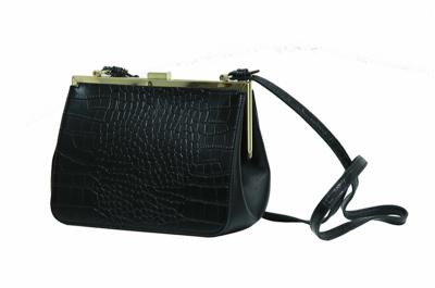 сумка из искусственной кожи с тиснением из золота